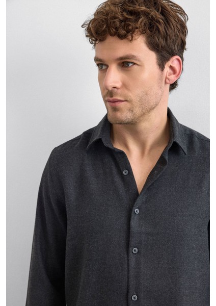 Regular Fit Klasik Yaka Uzun Kollu Gömlek Erkek Gömlek B35W20003 103 indirimleri