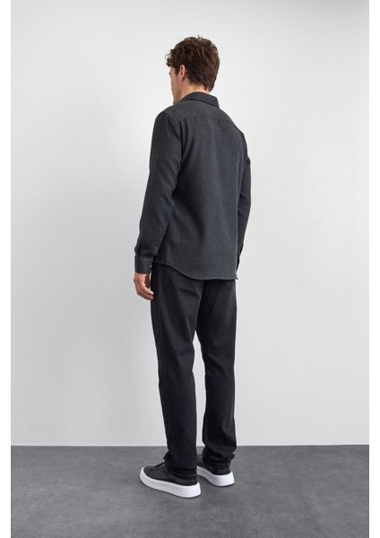 Regular Fit Klasik Yaka Uzun Kollu Gömlek Erkek Gömlek B35W20003 103