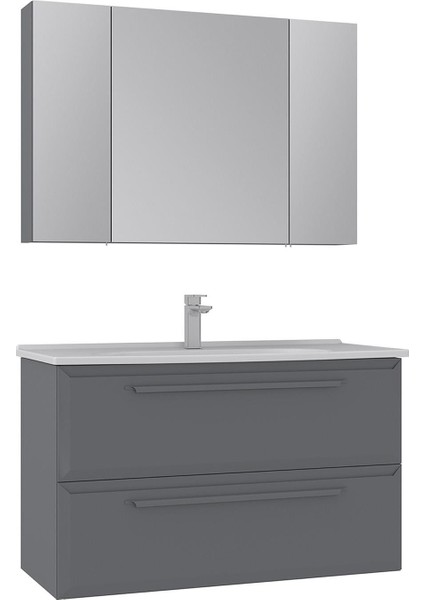 Nuvola 100 cm Banyo Dolabı Takımı