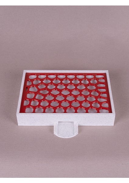 Mutfak Süngerliği Süzgeçli Süngerlik Su Tahliyeli Süngerlik Kırmızı 3D Baskı 12X9 cm indirimleri