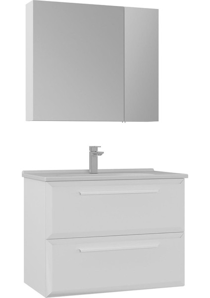 Nuvola 80 cm Banyo Dolabı Takımı