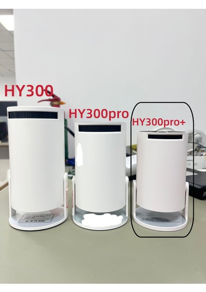 HY300PRO+ Akıllı Android 14 Projektör Wifi Bluetooth Hoparlör 180 Derece Dönebilen indirimleri
