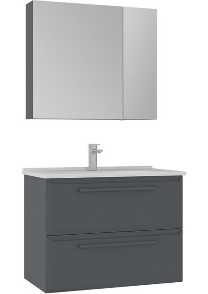 Nuvola 80 cm Banyo Dolabı Takımı