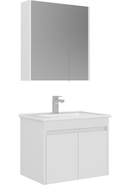 Banyo Arno 65 cm Kapaklı Banyo Dolabı Takım