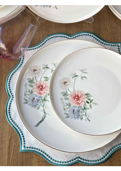 Paçi-Clodia 24 Prç. Çiçekli Yemek Takımı