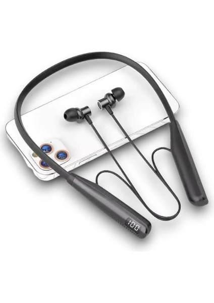 Bfs Y12 Kablolu Kulakiçi Silikonlu Bluetooth Kulaklık