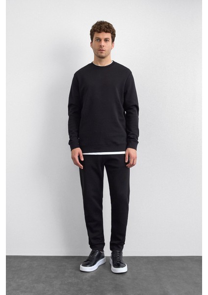 Pamuklu Regular Fit Bisiklet Yaka Sweat Erkek Sweat B35W12005 102 fiyatları