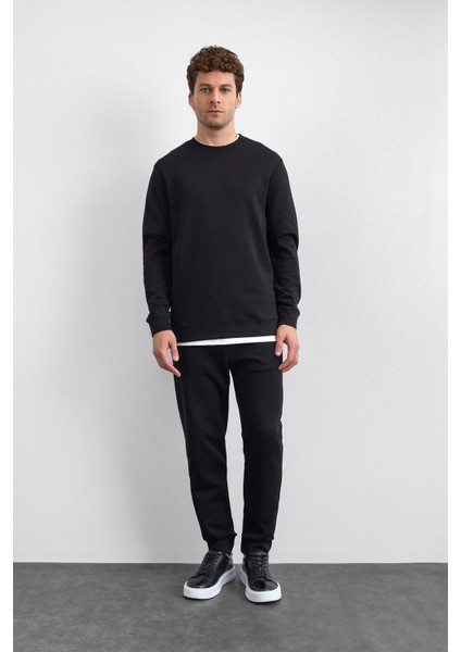 Pamuklu Regular Fit Bisiklet Yaka Sweat Erkek Sweat B35W12005 102