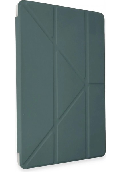 Huawei Honor Pad 9 Kılıf Kalemlikli Mars Tablet Kılıfı - Koyu Yeşil fiyatları