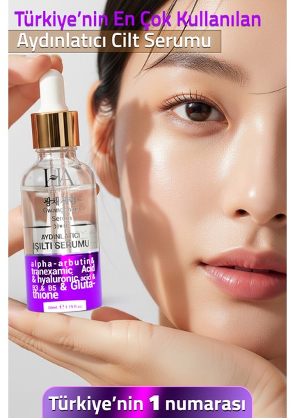 Leke Karşıtı & Cilt Tonu Eşitleyen Aydınlatıcı & Cilt Parlatıcı Serum 50 ml indirimleri