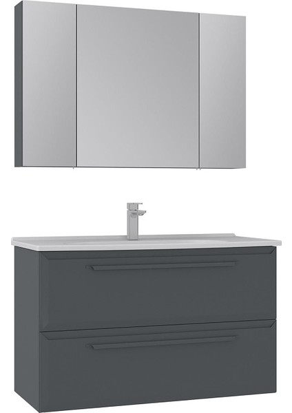 Nuvola 100 cm Banyo Dolabı Takımı