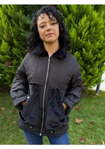 Hopefuldesign Mont Peluş Detaylı Mont fiyatları