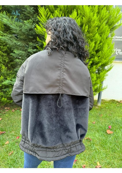 Hopefuldesign Mont Peluş Detaylı Mont modelleri