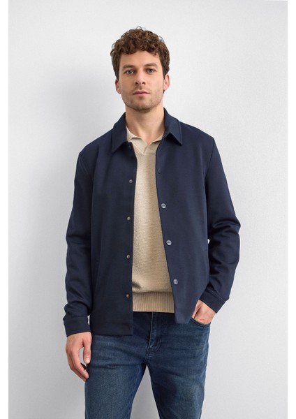 Regular Fit Klasik Yaka Çıtçıt Düğmeli Ceket Erkek Ceket B34S60016 119