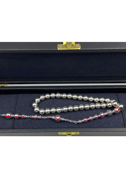 Mineli Taraftar Tesbih - 925 Ayar Gümüş, Birinci Takı & Aksesuar'dan El Işçiliği 45 Gram 33 cm fiyatları