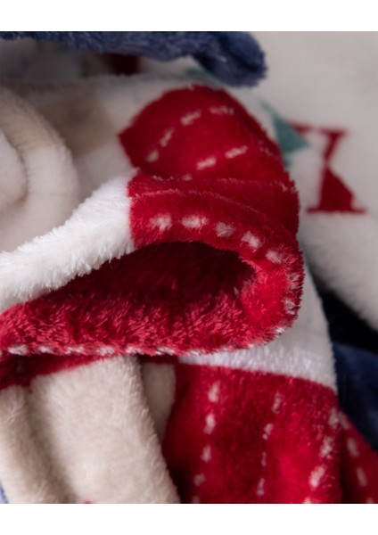 Chevalz Welsoft Baskılı Tv Battaniye - Mavi/kırmızı - 130X170 cm