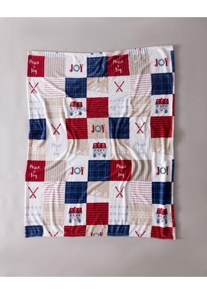 Chevalz Welsoft Baskılı Tv Battaniye - Mavi/kırmızı - 130X170 cm