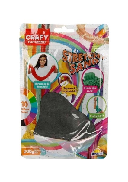3607 Crafy Streç Oyun Kumu Siyah 200 G fiyatları