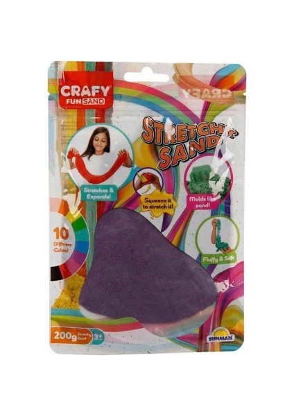 3603 Crafy Streç Oyun Kumu Mor 200 G