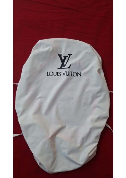 Luıs Vuıton Baskılı Beyaz Motosiklet Koltuk Kılıfı Içi Polarlı Kumaş