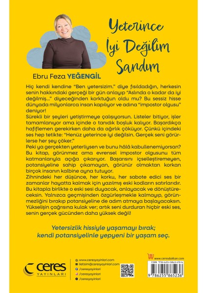 Yeterince Iyi Değilim Sandım Ebru Feza Yeğengil Impostor Hissinden Özgürleşme fiyatları