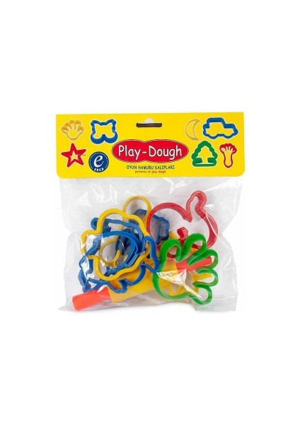 ERN-015 Poşetli Oyun Hamuru Kalıplar Büyük Şekiller