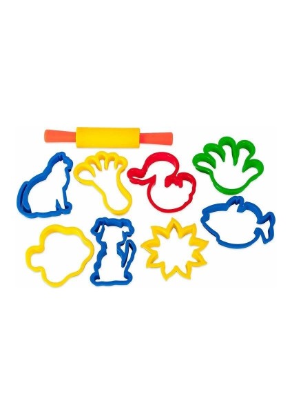 ERN-015 Poşetli Oyun Hamuru Kalıplar Büyük Şekiller fiyatları