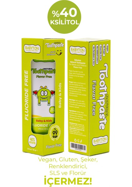 Set Aromasız Diş Macunu - Silikon Diş Fırçası modelleri