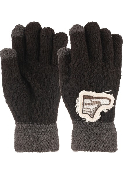 Kitti K25240-07 9-12 Yaş Erkek Çocuk Örme Eldiven