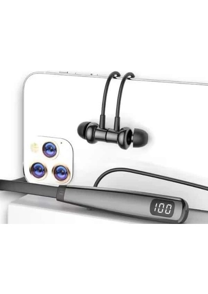 Bfs Y12 Kablolu Kulakiçi Silikonlu Bluetooth Kulaklık