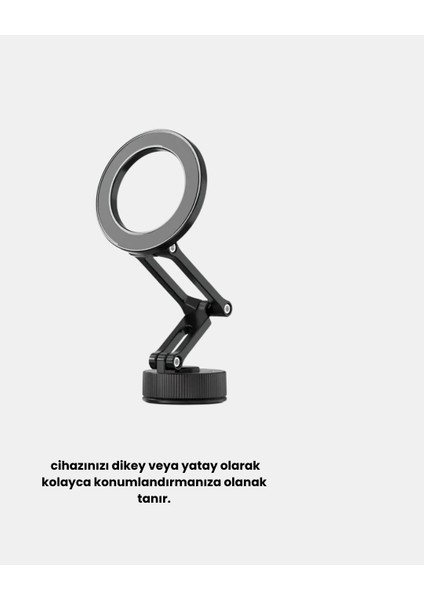 Bfs Manyetik Katlanabilir Araç Telefon Tutucu – Magsafe Uyumlu, 360° Ayarlanabilir, Güçlü Mıknatıs indirimleri