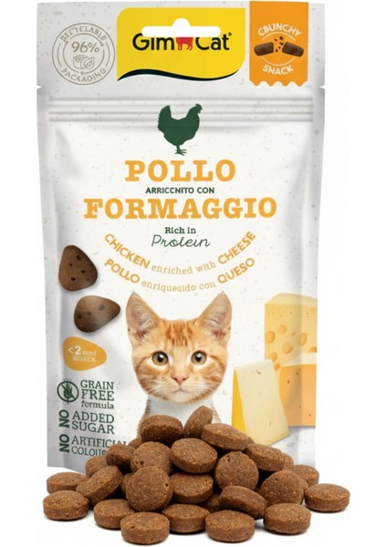 Crunchy Snacks Tavuklu ve Peynirli Tahılsız Kedi Ödülü (50 Gr) modelleri