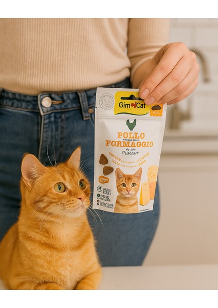 Crunchy Snacks Tavuklu ve Peynirli Tahılsız Kedi Ödülü (50 Gr) fırsatları