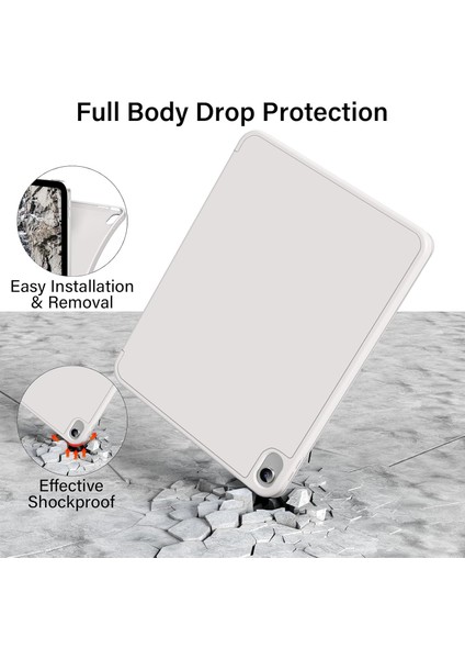 iPad A16 11. Nesil 11 Inç 2025, iPad 10. Nesil 10.9" 2022 Için S Pen Tutucu, Yumuşak Tpu Üç Katlı Stand Koruyucu Tablet Kılıfı, S Pen Şarj Desteği, Otomatik Uyandırma/uyku Modu (Yurt Dışından) fiyatları