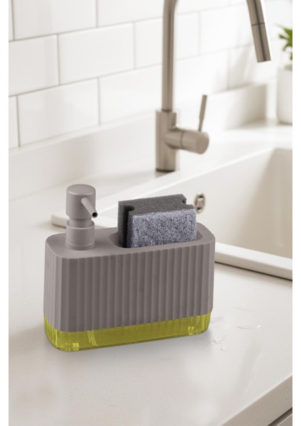 Coliseum Sıvı Sabunluk Seti Vizon