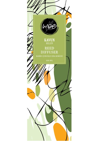 Çubuklu Oda Kokusu Kavun 100 ml 4 Adet