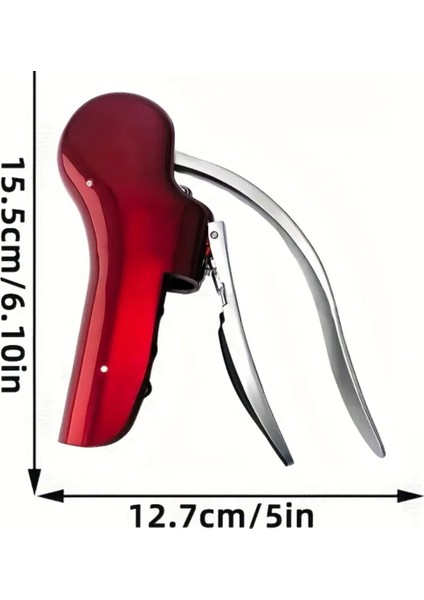 Tirbuşon Profesyonel Dökme Demir Şarap ve Şampanya Mantar Açacağı Güvenli Tutuşlu indirimleri