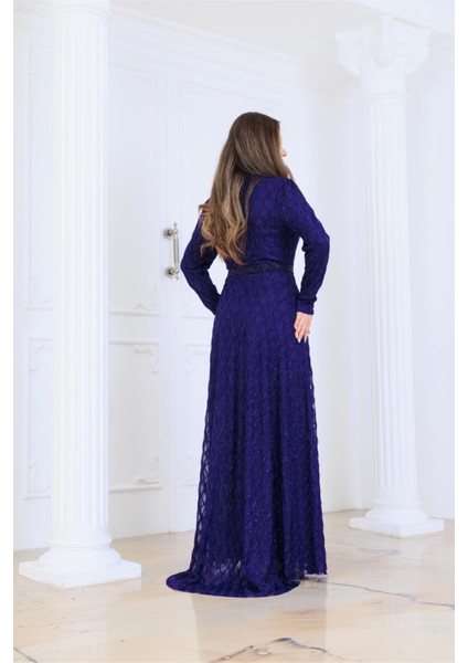 Lina Abiye Elbise Mor ELB80 fırsatları