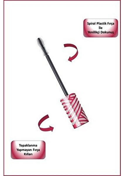 Like A Pro Maskara Hacim Verici Özellikte Büyük Boy Siyah Renk indirimleri