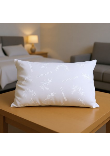 Beyaz Desenli Bamboo Yastık (50x70) fırsatları