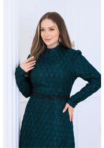 Lina Abiye Elbise Yeşil ELB80 modelleri