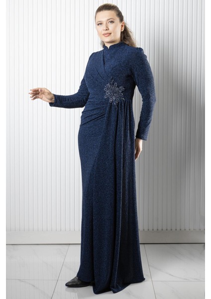 Sahra Abiye Lacivert AHN276 modelleri