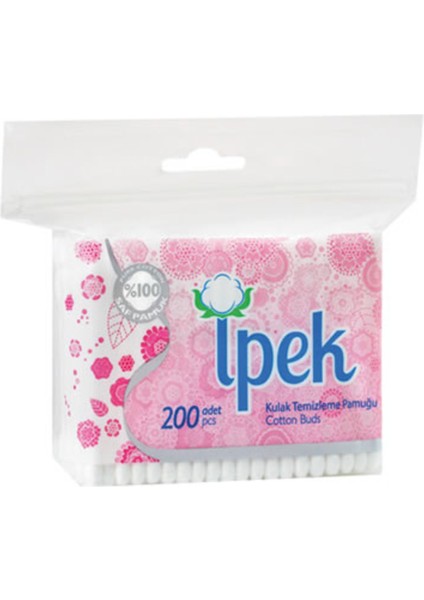 Ipek Refil Kulak Temizleme Pamuğu 200'LÜ
