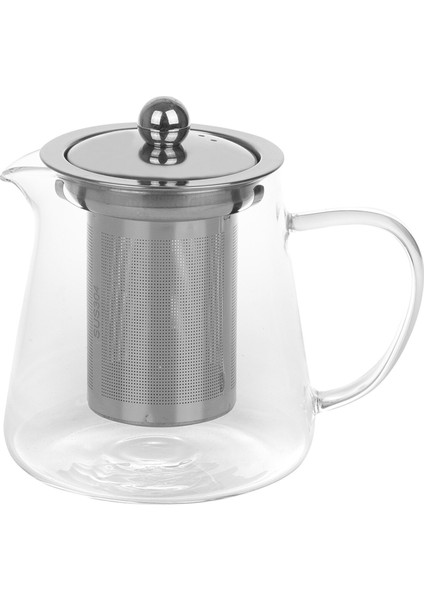 Metal Süzgeçli Cam Demlik 500 ml 2 Adet