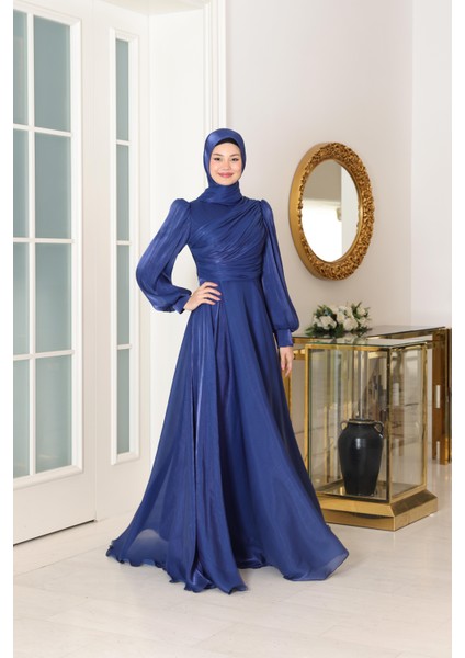 Bahar Abiye Lacivert SN108