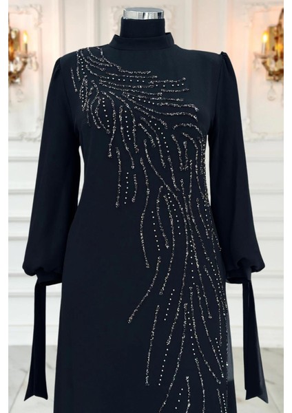 İrem Tesettür Abiye Siyah ISR1032 fiyatları