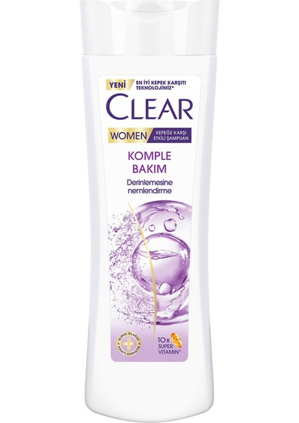 Women Kepeğe Karşı Etkili Şampuan Komple Bakım Vitamin Kompleksi 350 ml