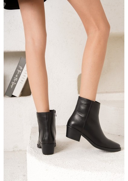 West Hakiki Deri Kadın Bot modelleri