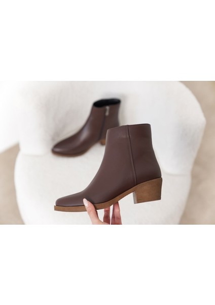 West Hakiki Deri Kadın Bot modelleri