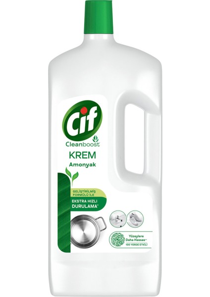 Krem Yeni Nesil Yüzey Temizleyici Amonyak 1500 ml